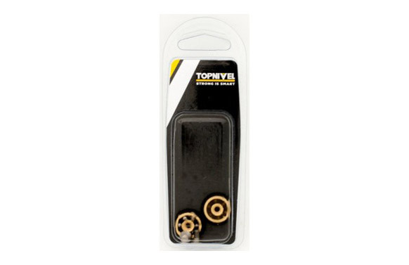 RUEDA MAMPARA RODAMIENTO METALICO CON TORNILLO 20MM 2UDS
