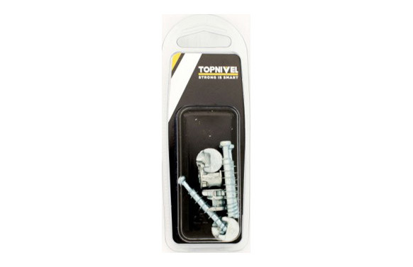 EXCENTRICA MUEB Ø15MM CON PERNO NIVEL ZAMAK NIQ NV107671 4 P 