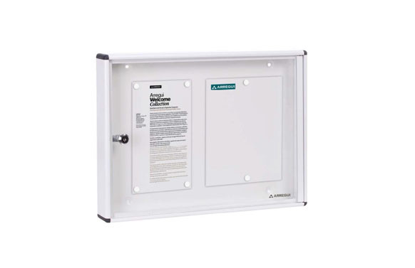 PANEL DE ANUNCIOS HORIZONTAL BLANCO 48X35X5 CM