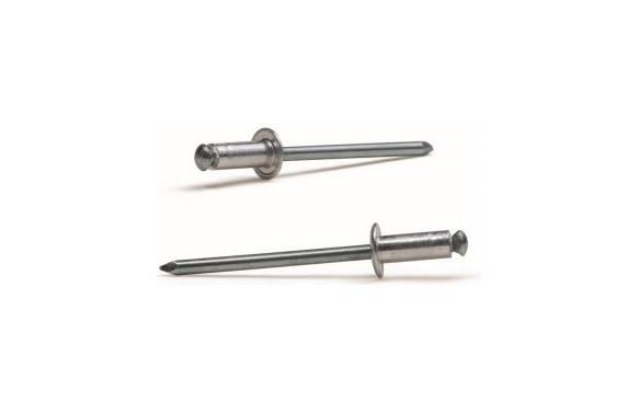 REMACHE FLOR CABEZA ALOMADA Ø 4,8 X 30 MM, ALUMINIO/ACERO 200 UDS