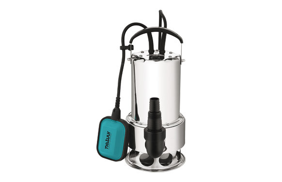 BOMBA SUMERGIBLE AGUAS SUCIAS 1.100 W INOX 15.600 L/H