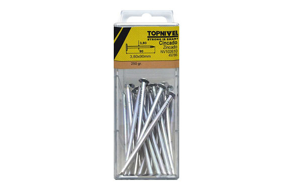 CLAVO FIJ C/PL. 3,8X090MM 250GR NIVEL 