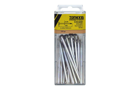 CLAVO FIJ C/PL. 4,4X100MM 250GR NIVEL 