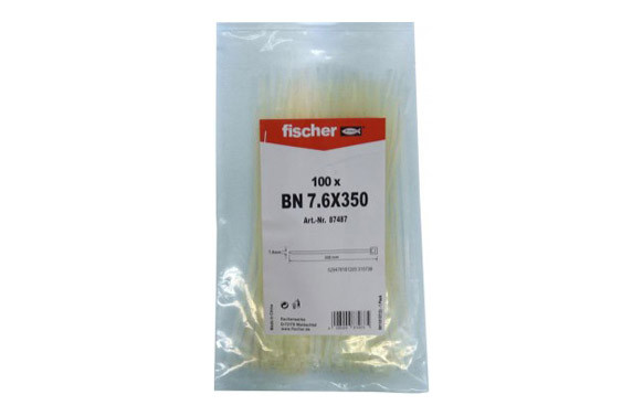 BRIDA NILON DENTADA BN NATURAL 3,6 X 200 MM 100 UDS