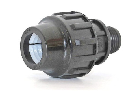 ENLACE RIEGO MANG M Ø 40MM-1-1/4 ROSC FIT PP NATUUR 