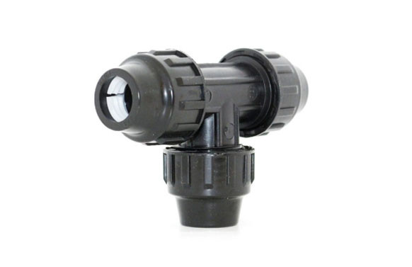 FITTING CONECTOR RIEGO EN T 25MM IGUAL FIT PP