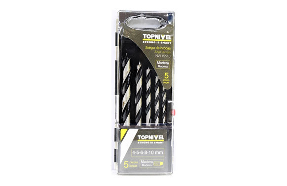 BROCA MAD NIVEL 04-05-06-08-10MM NV115510 5 PZ 