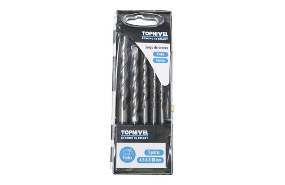 BROCA PIEDRA NIVEL 04-05-06-08-10MM NV115511 5 PZ 