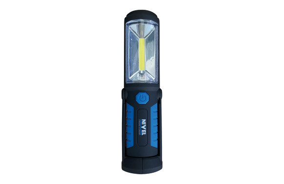 LAMPARA TALLER PORT RECARGABLE 3W+5LED NIVEL 