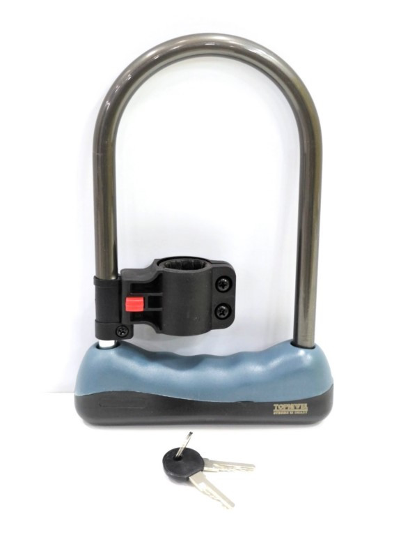 ANTIRROBO CANDADO BICICL 170X245MM HORQUILLA SOP NIVEL 