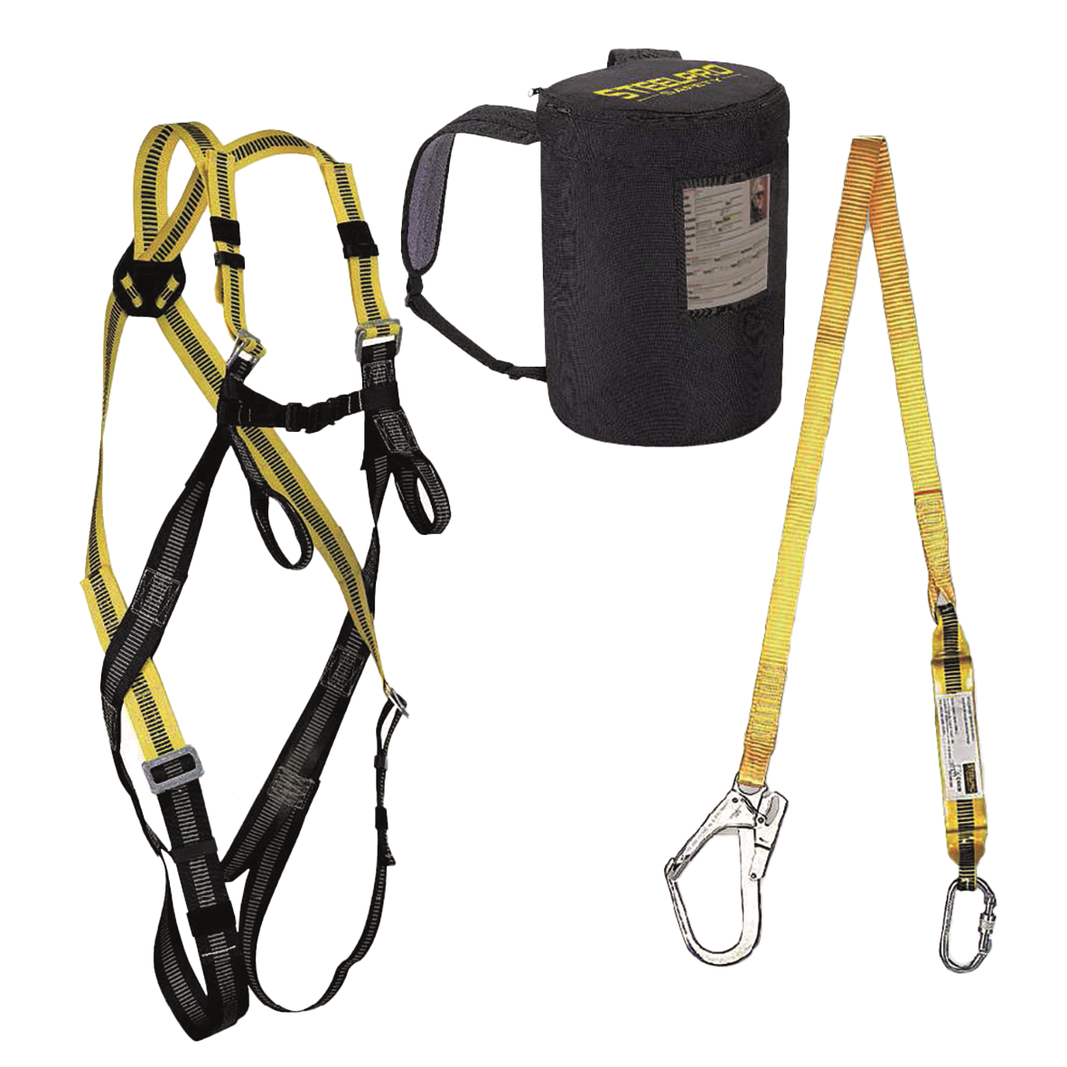 ARNES STEELSAFE-2 + CINTA ABSORBEDOR + 2 MOSQUETONES DORSAL/FRONTAL