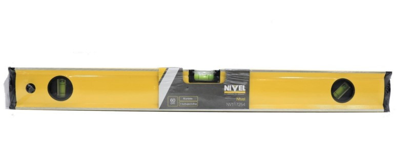 NIVEL MEDIC TUBULAR 60CM 3 BURBUJAS ALU NIVEL 