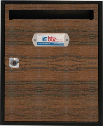 BUZON INTERIOR INOXIDABLE TEIDE SAPELI/INOX