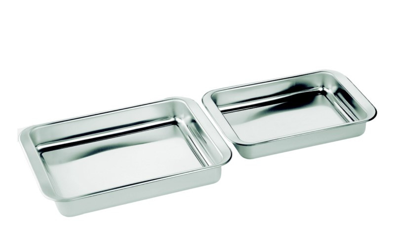BANDEJA HORNO INOX SET 2 UDS 30 X 21 CM/35 X 26 CM INOX 18%