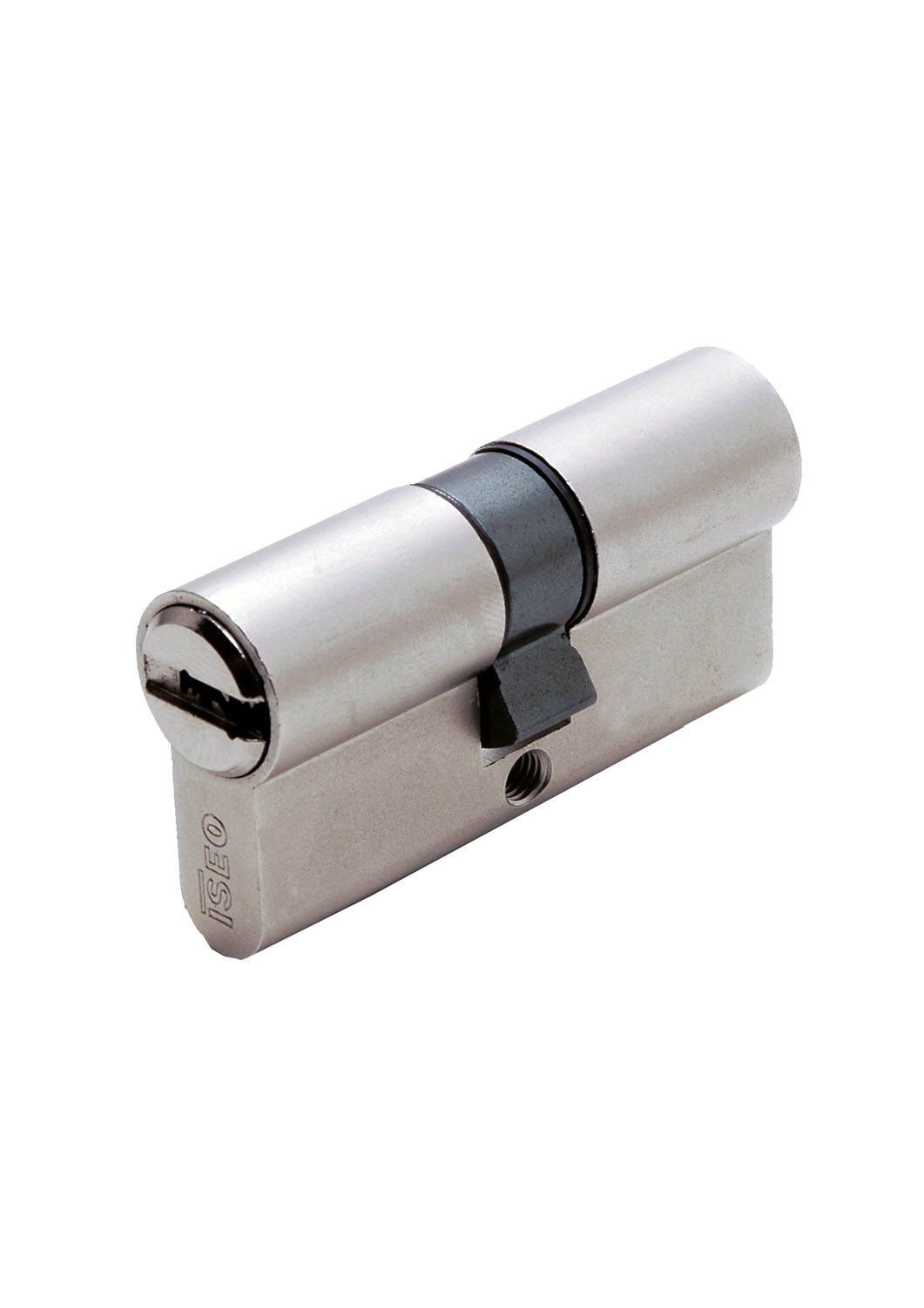 CILINDRO R6 LEVA LARGA 30-30 NIQUEL, 5 LLAVES
