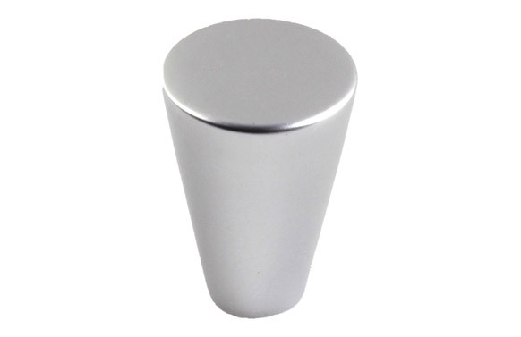 POMO MUEBLE ALUMINIO PLATA MATE 15X22MM