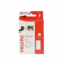 CINTA UNION DESMONTABLE VELCRO® STICK ON 1 M X 20 MM BLANCO