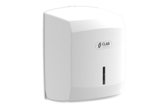 DISPENSADOR BAÑO INDUSTRIAL PAPEL MECHA ABS BL I-N 33,4 X 22,6 X 23 CM