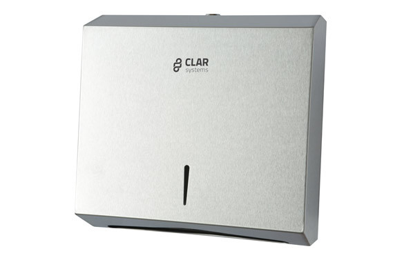 DISPENSADOR DE TOALLAS Z ECO ACERO INOX SATINADO 23,5 X 34 X 13,5CM