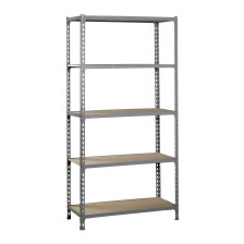 ESTANTERIA ORDEN 5B 1800X800X300MM S/T MET GRIS OSCURO/MADER 