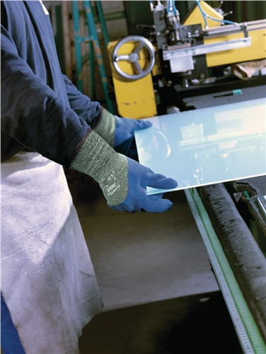 GUANTE ANTICORTE 08 NYL/LATEX VERDE/AZUL ACTIVARMR 80-658 