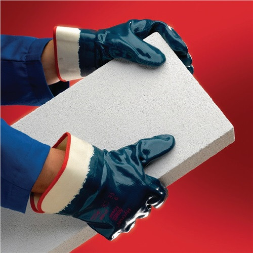 GUANTE MECANICO 10-26CM NITRIL AZ/BL ACTIVARMR 27-805 ANSELL 