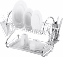 ESCURREPLATOS COC SOBREM 53,5X24,5X37CM DB C/BAND CROMADO VI 