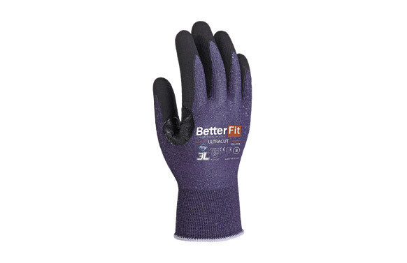 GUANTE ANTICORTE FIBRA VIDRIO RECUBIERTO NITRILO FOAM ULTRACUT TALLA 9