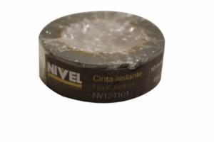CINTA AISLANTE PVC 10MT 19MM GRIS