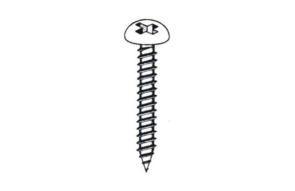 TORNILLO ROSCA CHAPA DIN 7981 CINCADO 3,5X25 MM 13 UDS