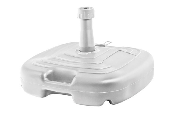 PIE PARASOL RESINA RELLENABLE Ø20-38 MM BLANCO