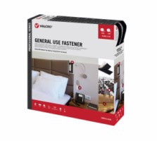 CINTA UNION DESMONTABLE VELCRO® USO GENERAL 25 M X 50 MM NEGRO