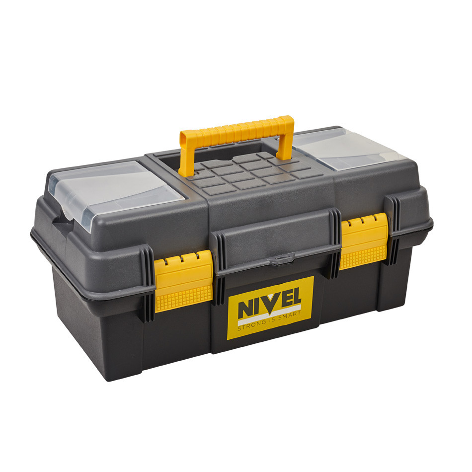 CAJA HERRAMIENTAS 485 X 245 X 215 MM CON BANDEJA INTERIOR