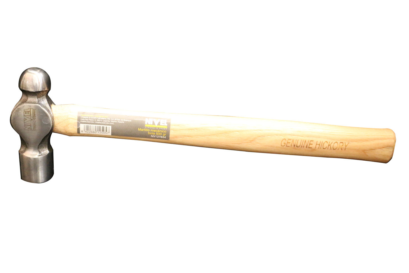 MARTILLO MECANICO DE BOLA 500 GR MANGO MADERA