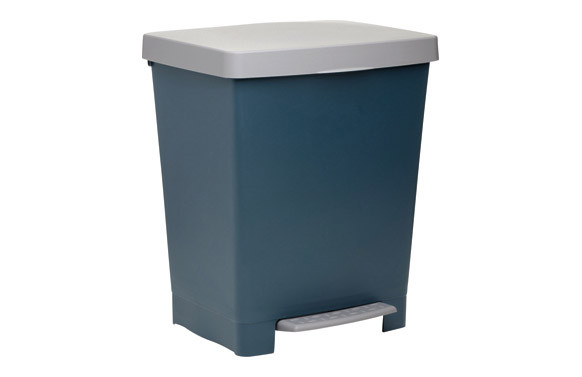 CUBO BASURA CON PEDAL 23 23 L AZUL