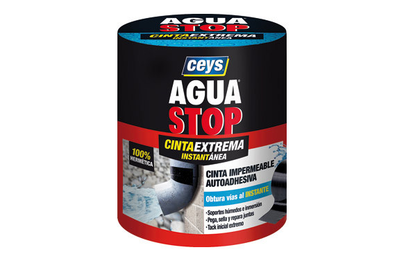 CINTA REPARACION INSTANTANEA AGUASTOP 10 CM X 1,5 M TRANSPARENTE