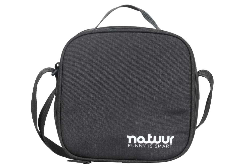 BOLSA PORTA ALIMENTOS FLEXIBLE NATUUR 22X11X22CM GRIS