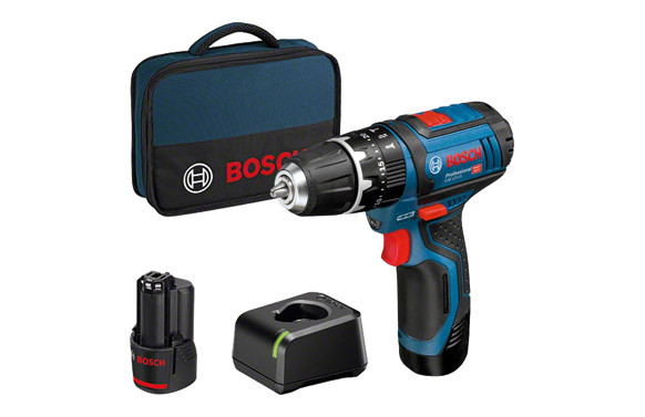 TALADRO ATOR.PERC 12V LI 2BAT 2 AH GSB 12V-15 BOSCH 