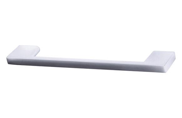 TIRADOR MUEBLE ALUMINIO CROMO MATE 155X8X27MM