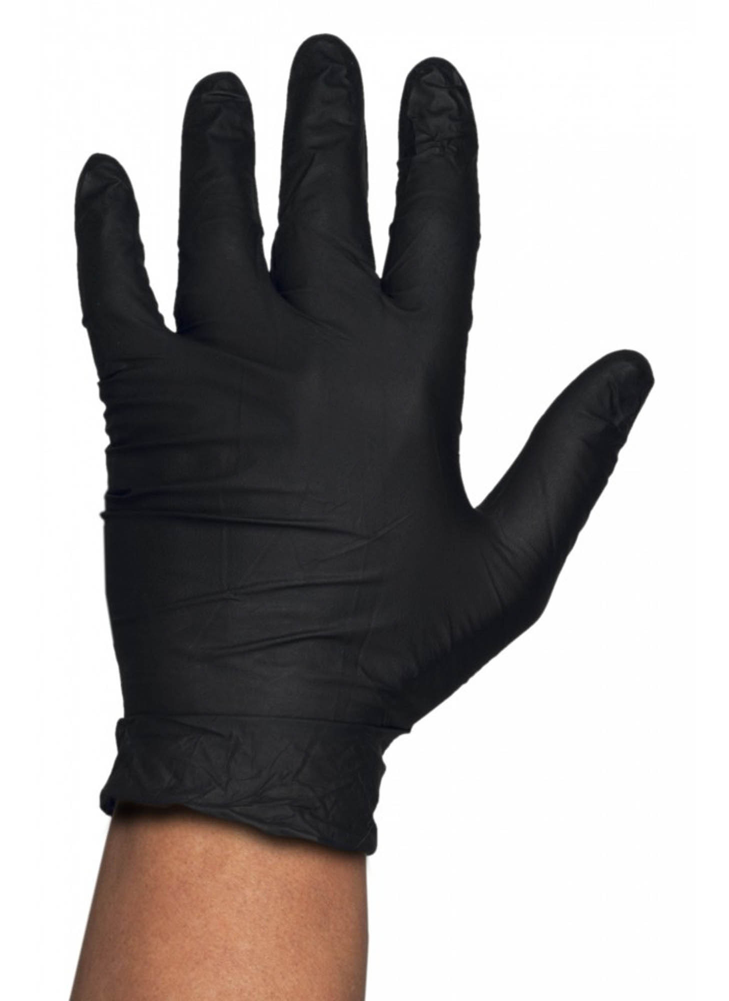 GUANTE DESECHABLE NITRILO NEGRO 100UN TALLA M