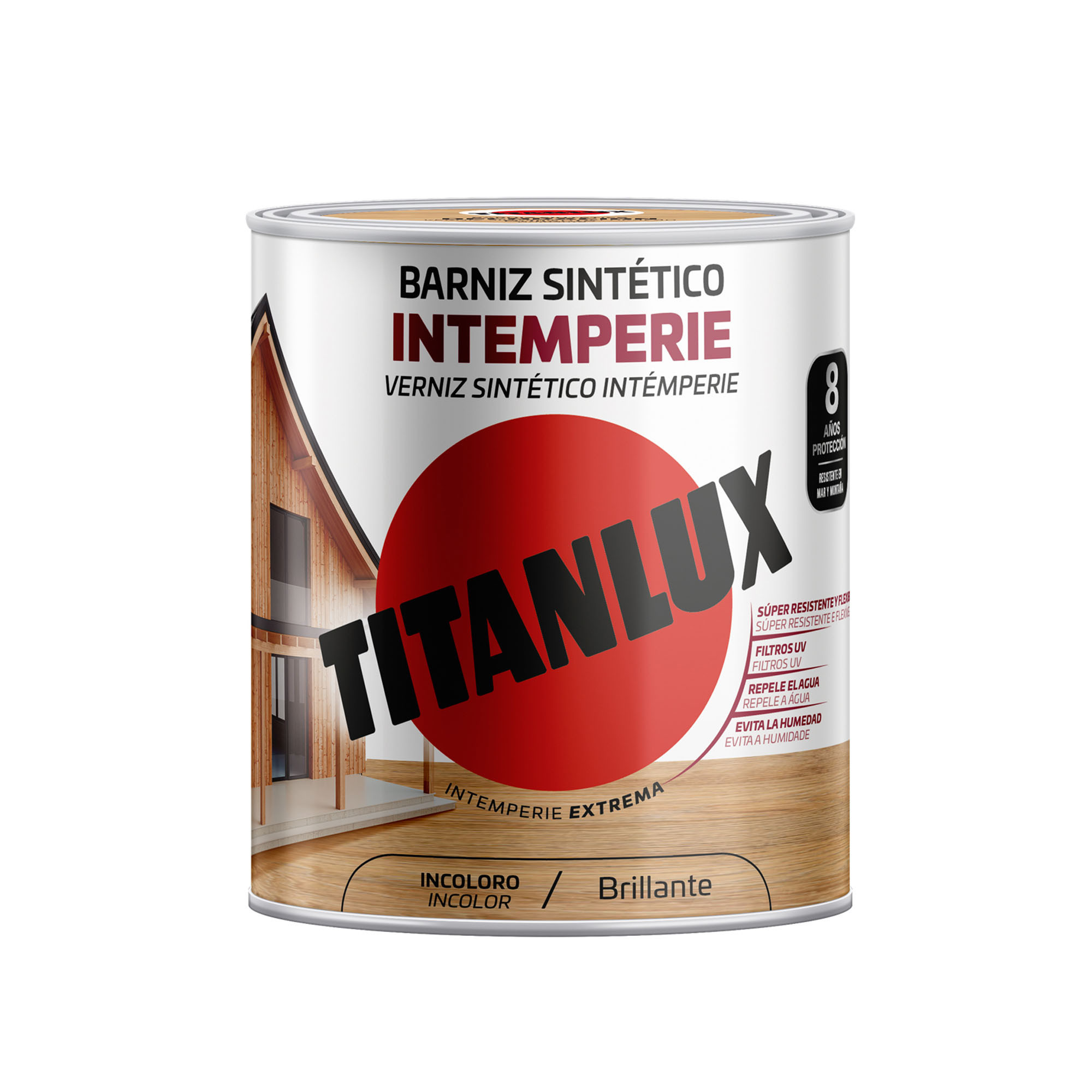 BARNIZ SINTETICO INTEMPERIE BRILLANTE 250 ML INCOLORO