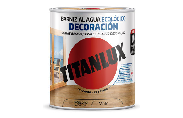 BARNIZ AL AGUA ECOLOGICO DECORACION MATE 250 ML INCOLORO