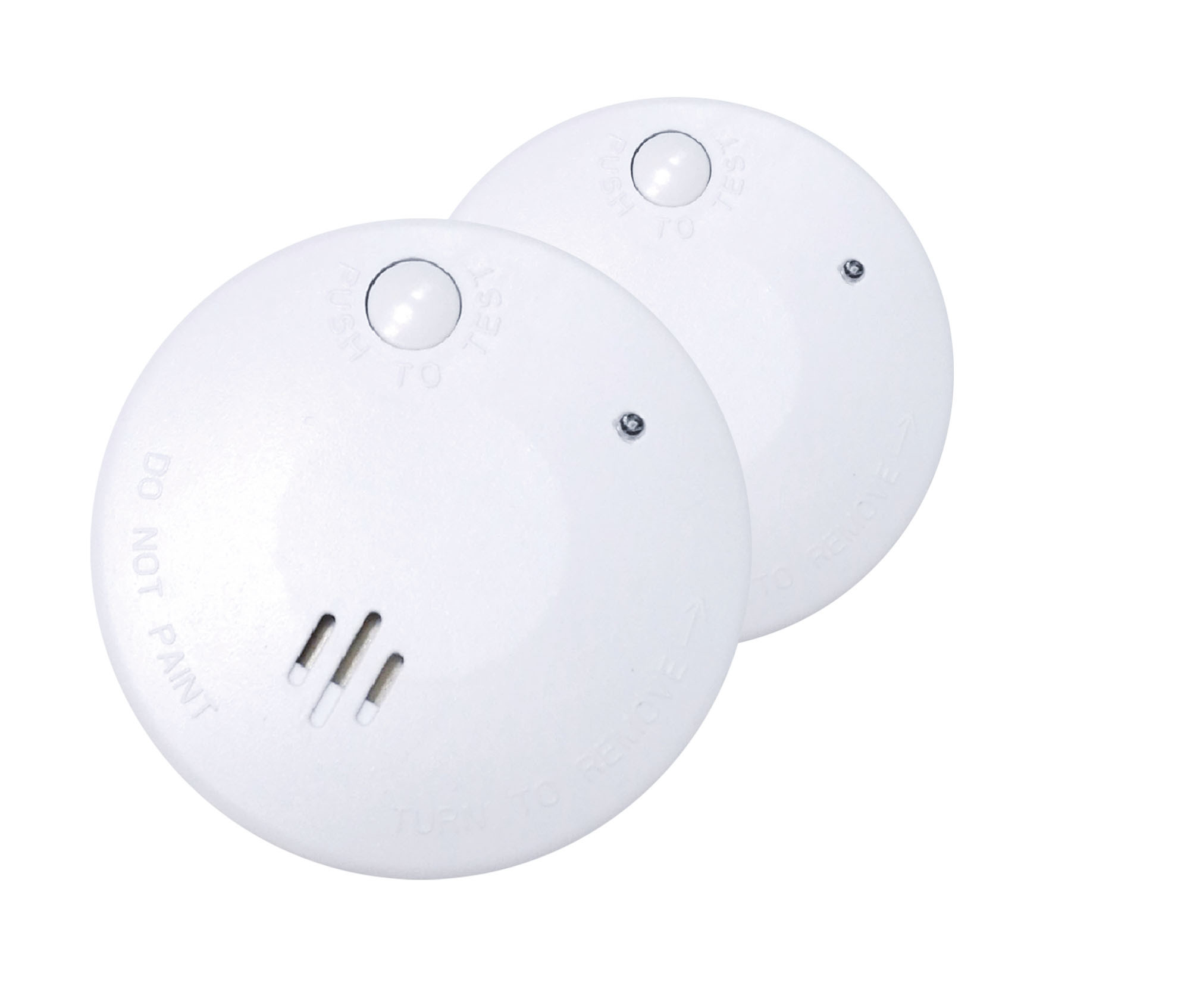 DETECTOR HUMO MINI PACK 2 UNID. 85D INDICADOR BATERIA BAJA BOTON TEST