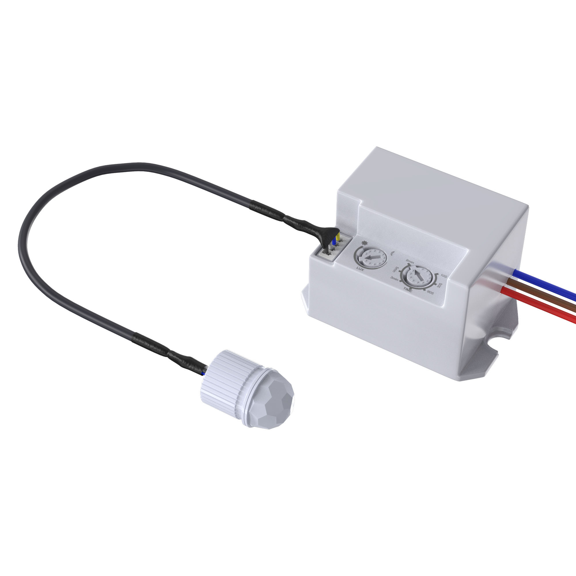 DETECTOR MOVIMIENTO INTEGRABLE ANGULO 160-360º 8 MTS REG. CREPUSCULAR