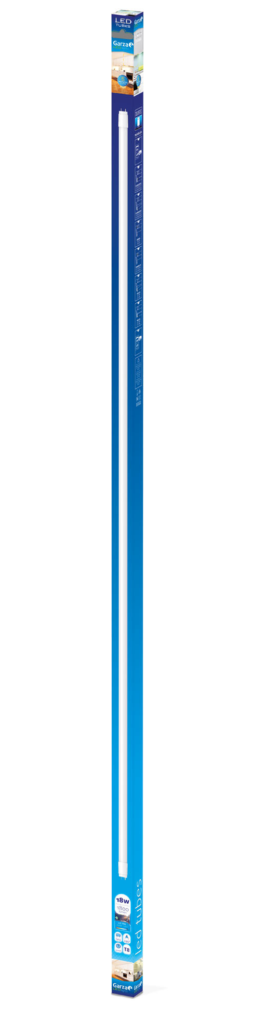 TUBO ILUMIN LED GARZA 18W 1820LM 120CM 4000K T8 G3