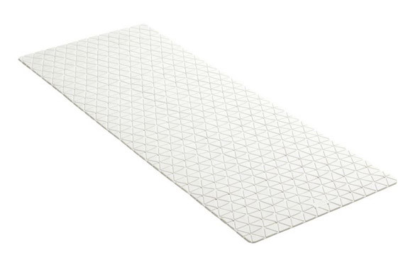 ALFOMBRA BAÑO ANTIDES. 96X36 CM SBS/CAUCHO BL DIAMOND TATAY 