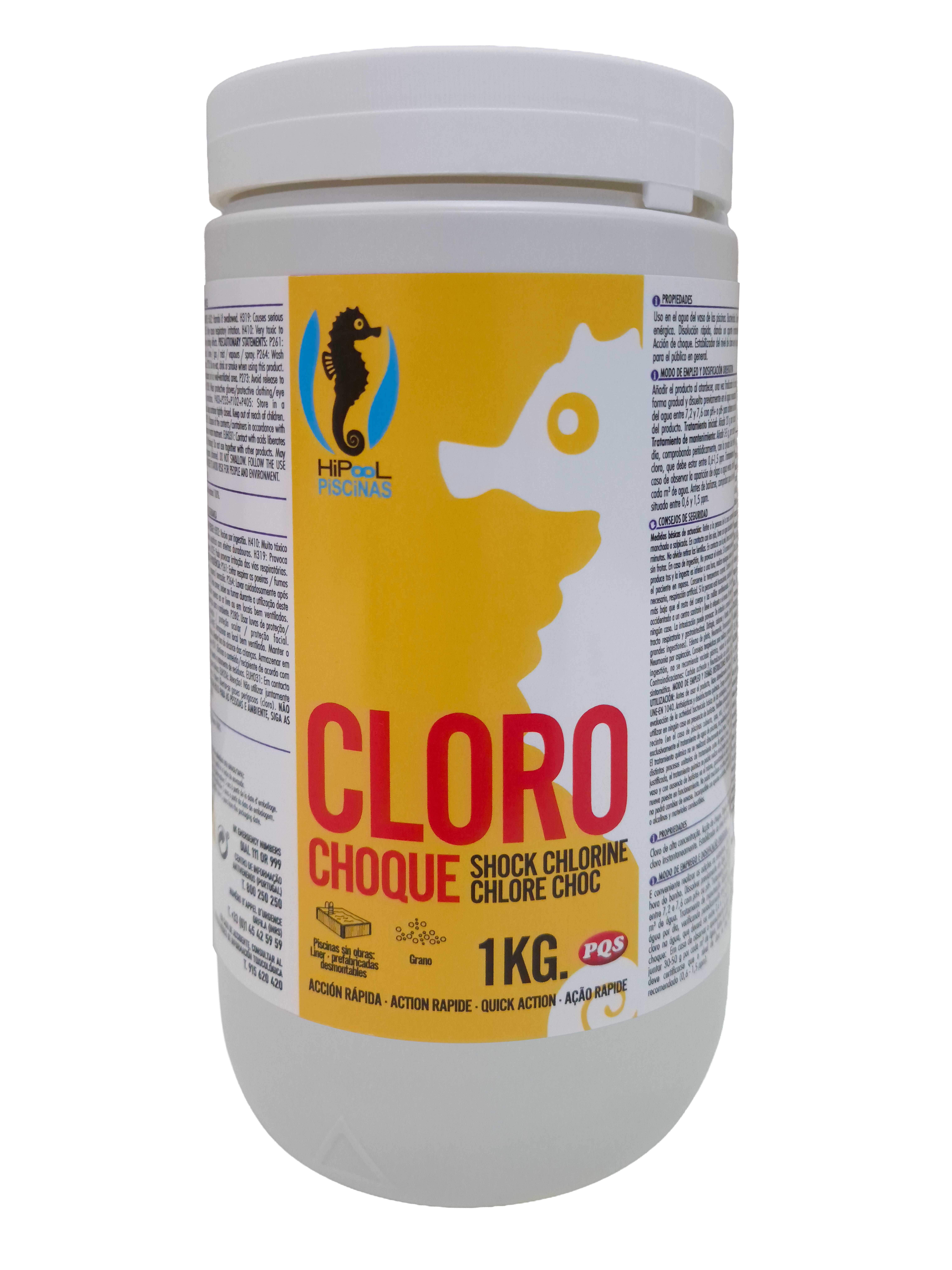 CLORO PISCINA CHOQUE GRANO 1KG