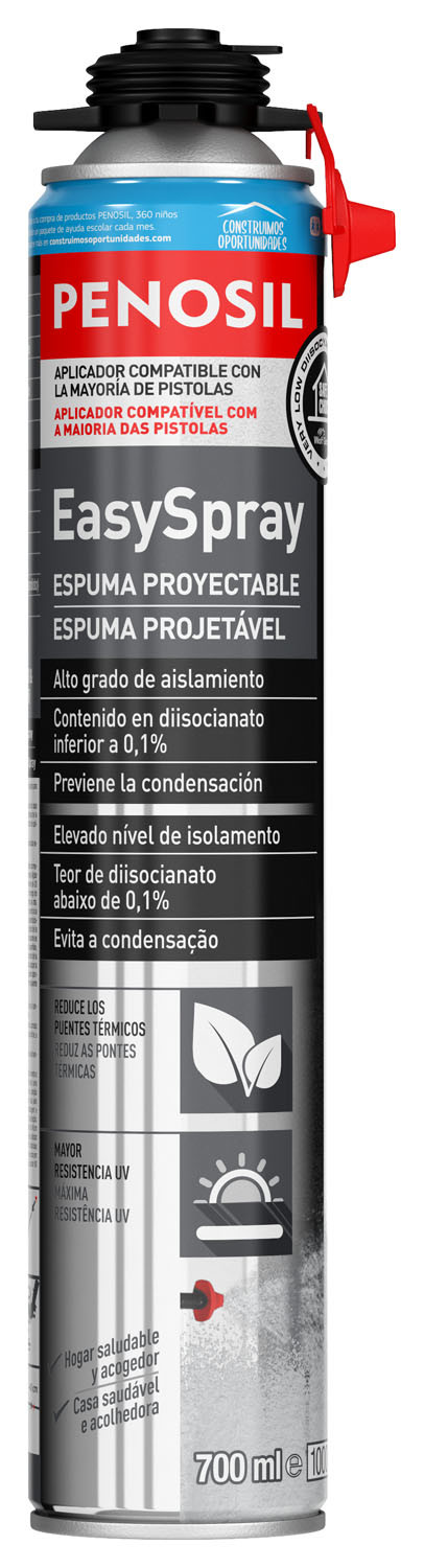 ESPUMA POLIURETANO PROYECTABLE EASYSPRAY 700 ML BLANCO