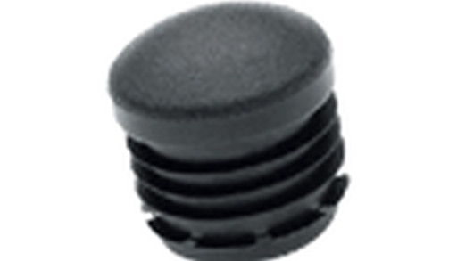 CONTERA REDONDA INTERIOR Ø25 MM NEGRA