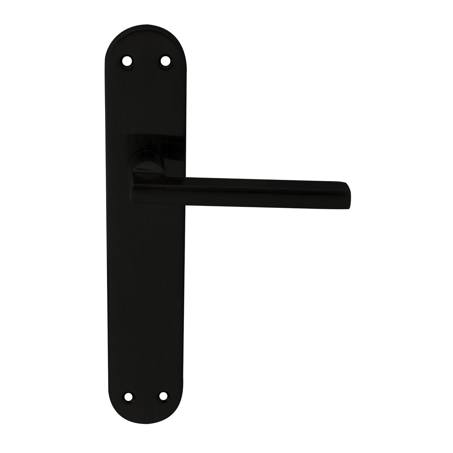 MANILLA 606 PLACA ACERO/ALUMINIO (JUEGO) 240X45MM NEGRA